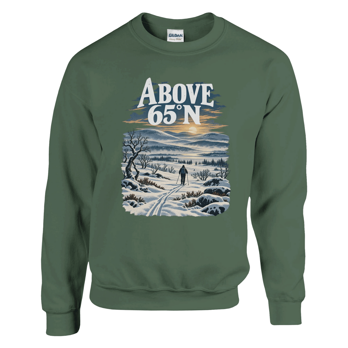 Above 65°N Finnish Skiing - Sweatshirt - Rather Be In Finland