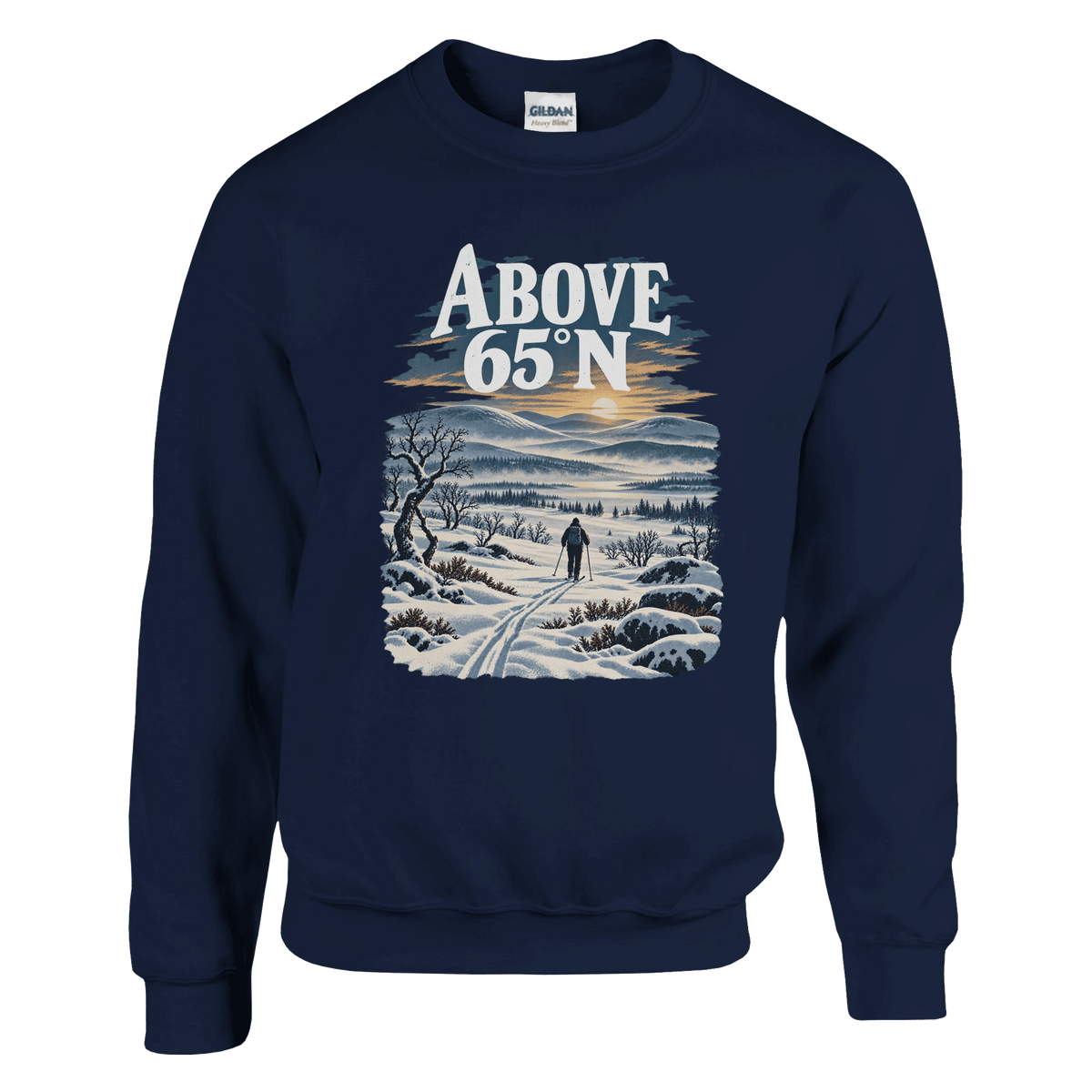 Above 65°N Finnish Skiing - Sweatshirt - Rather Be In Finland