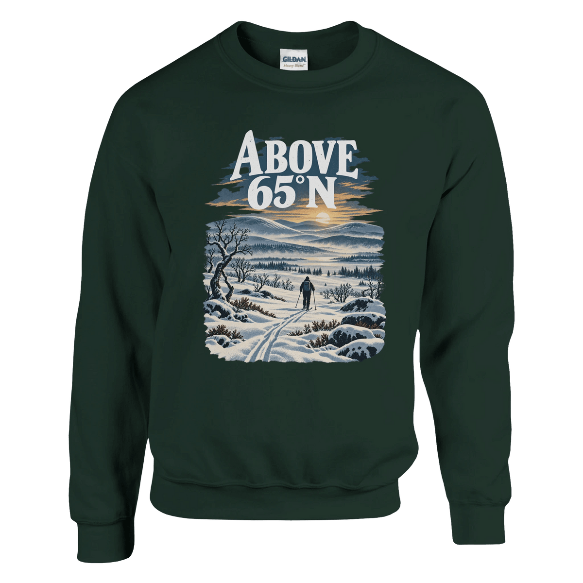 Above 65°N Finnish Skiing - Sweatshirt - Rather Be In Finland