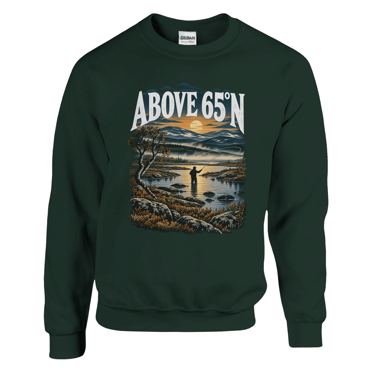 Above 65°N FlyFishing - Sweatshirt - Rather Be In Finland