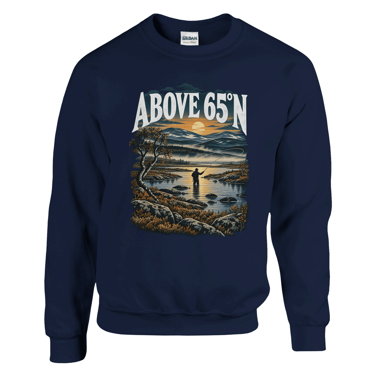 Above 65°N FlyFishing - Sweatshirt - Rather Be In Finland