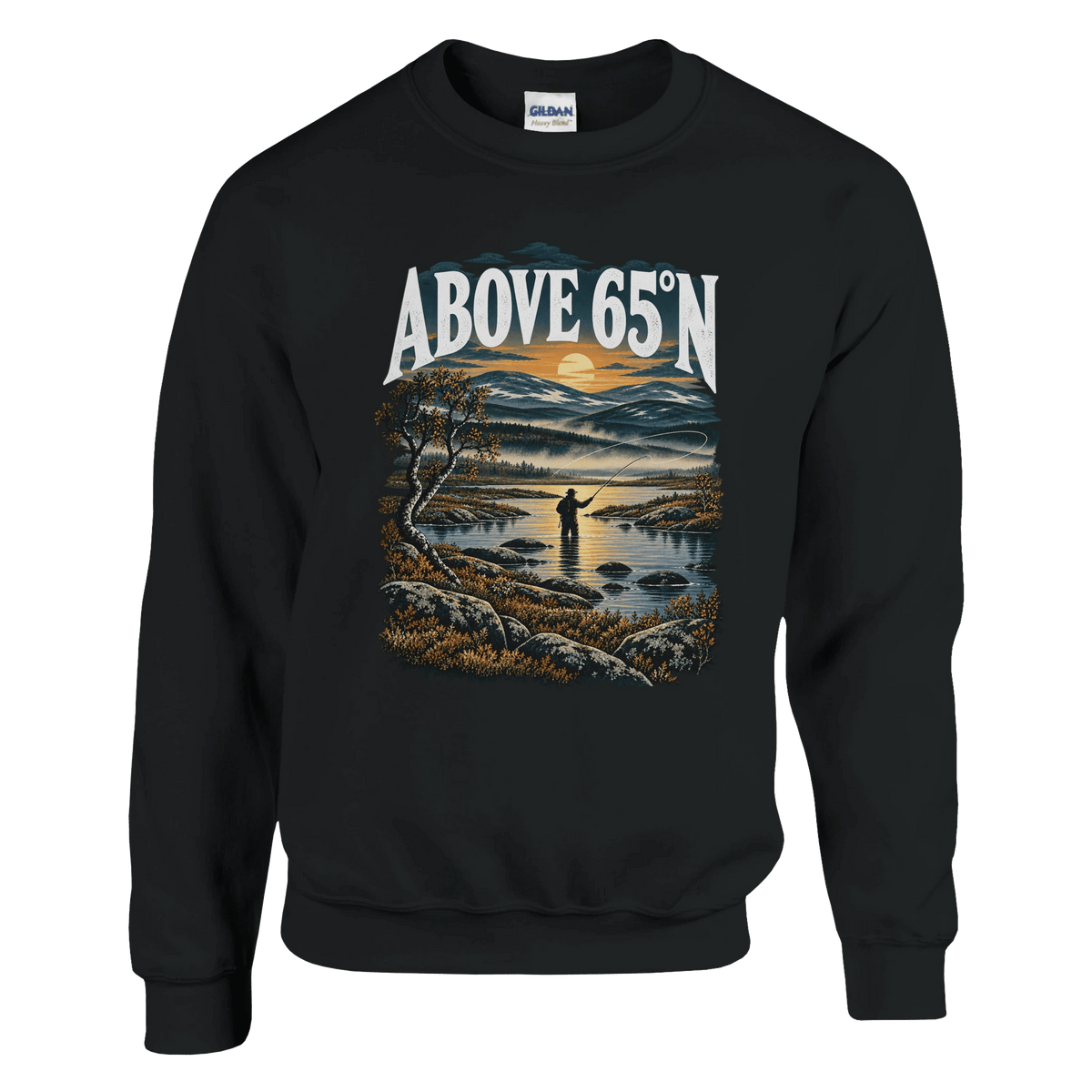 Above 65°N FlyFishing - Sweatshirt - Rather Be In Finland