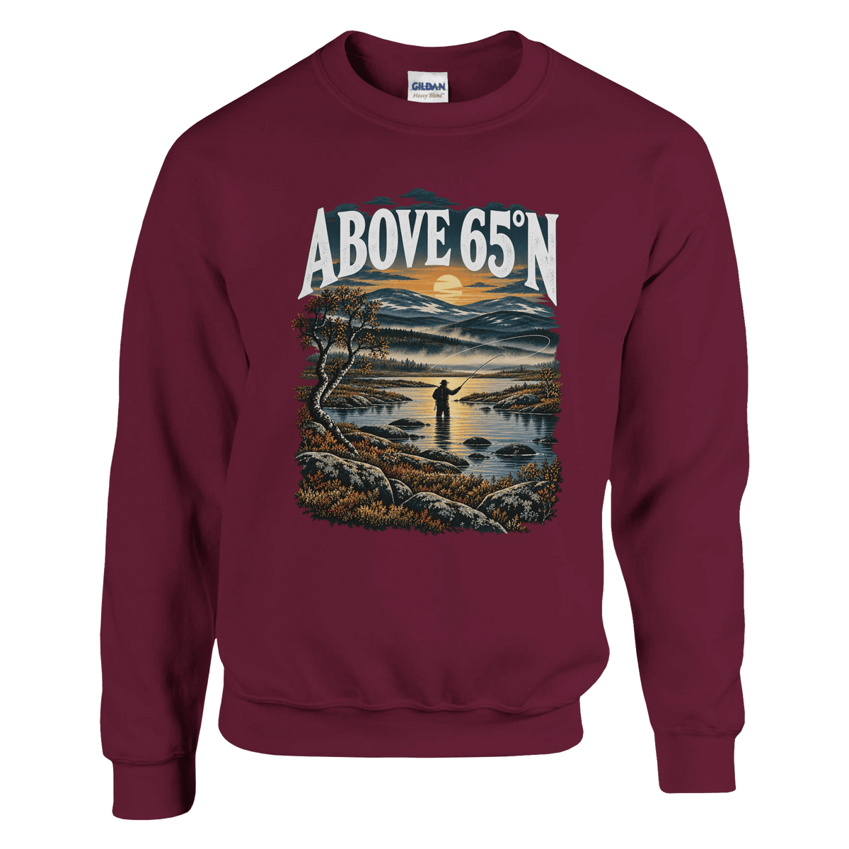 Above 65°N FlyFishing - Sweatshirt - Rather Be In Finland