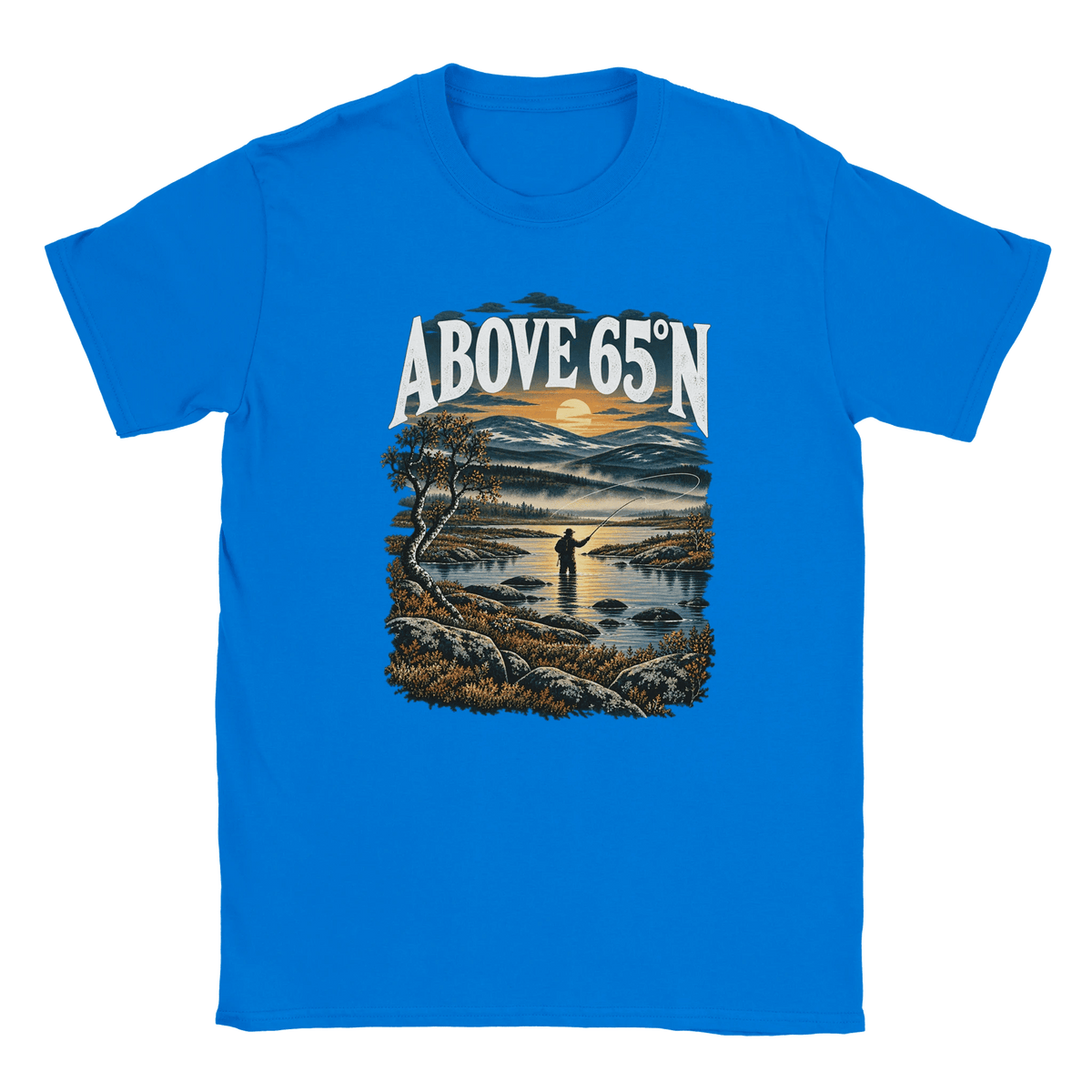 Above 65°N FlyFishing - T-shirt - Rather Be In Finland