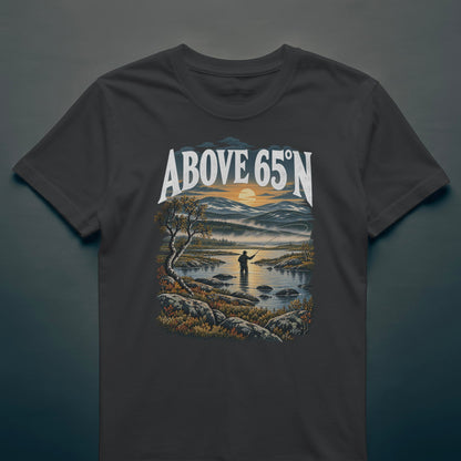Above 65°N FlyFishing - T-shirt - Rather Be In Finland