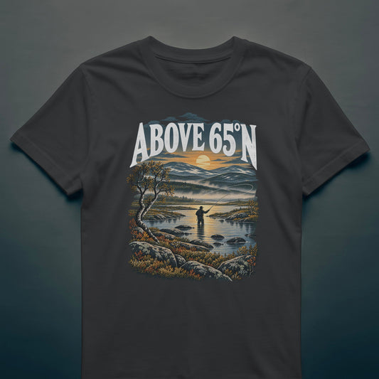 Above 65°N FlyFishing - T-shirt - Rather Be In Finland