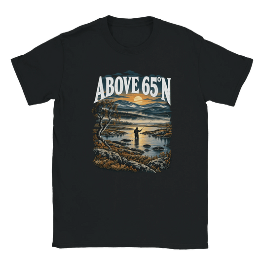 Above 65°N FlyFishing - T-shirt - Rather Be In Finland