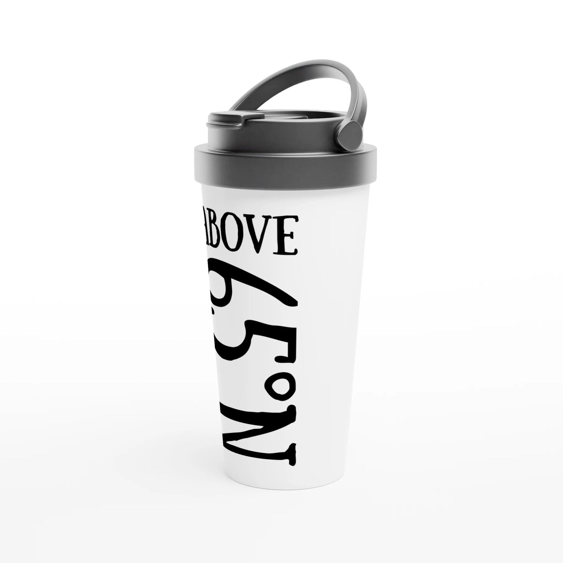 Above 65°N - Stainless Steel Travel Mug - Rather Be In Finland