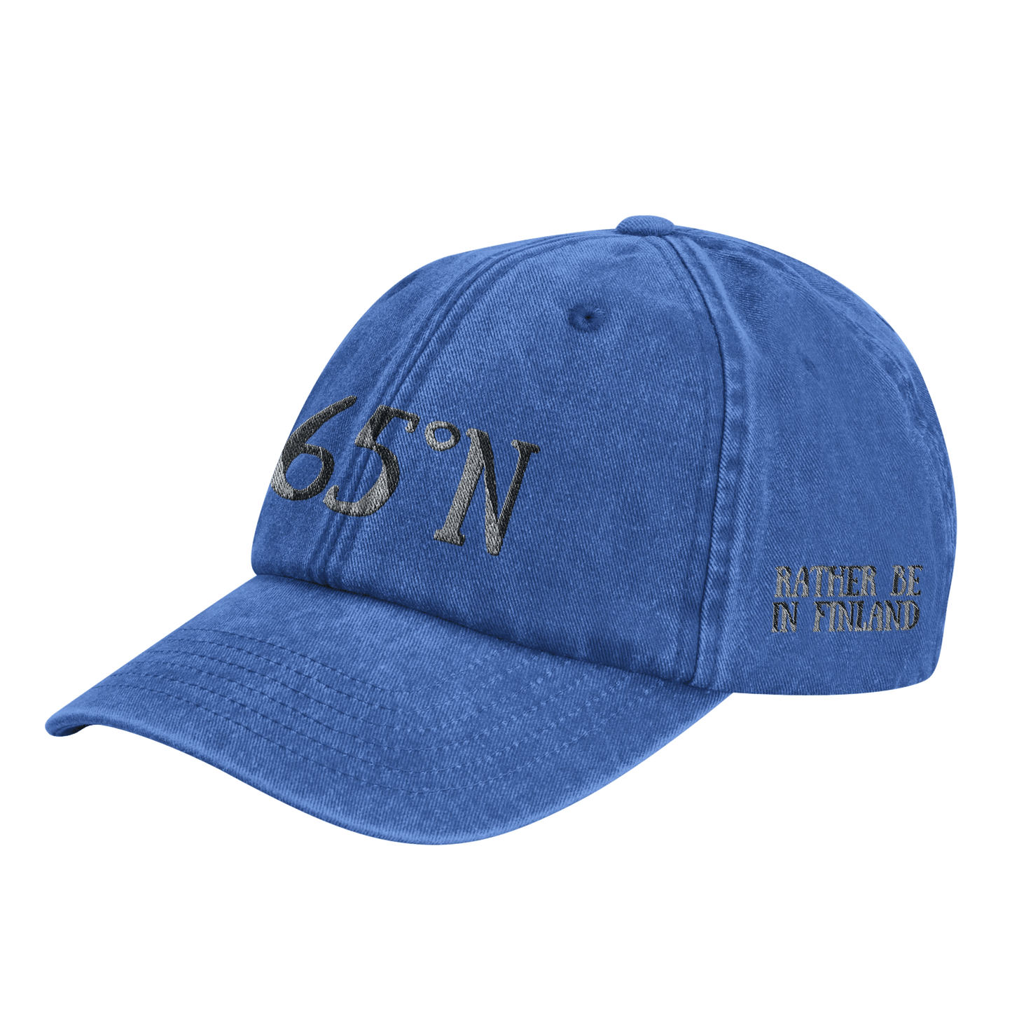 Above 65°N - Vintage Cotton Dad Hat - Rather Be In Finland