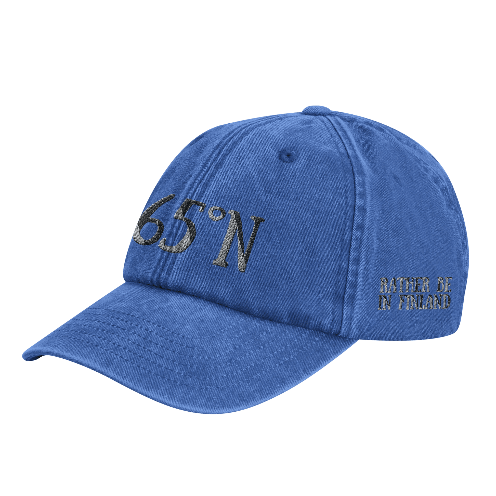 Above 65°N - Vintage Cotton Dad Hat - Rather Be In Finland