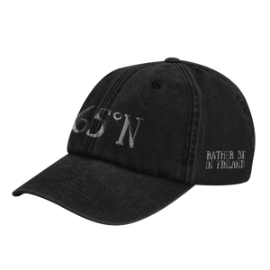 Above 65°N - Vintage Cotton Dad Hat - Rather Be In Finland