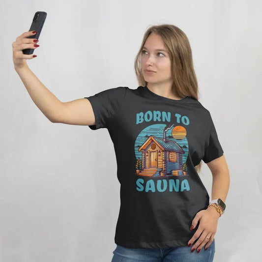Born To Sauna - T-Shirt - Rather Be In Finland