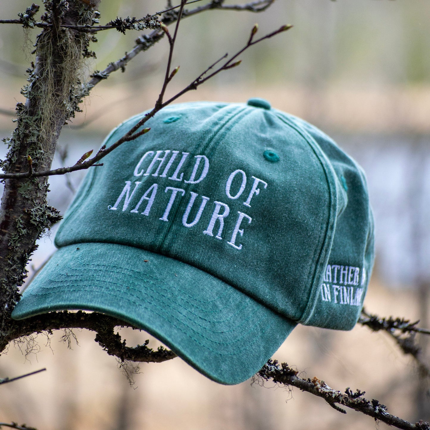 Child Of Nature - Vintage Cotton Dad Hat - Rather Be In Finland