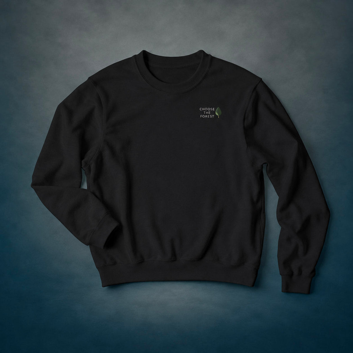 Choose The Forest - Embroidered - Sweatshirt - Rather Be In Finland