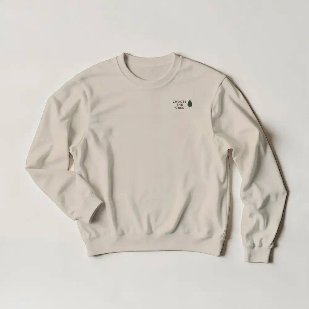 Choose The Forest - Embroidered - Sweatshirt - Rather Be In Finland