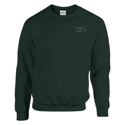 Choose The Forest - Embroidered - Sweatshirt - Rather Be In Finland