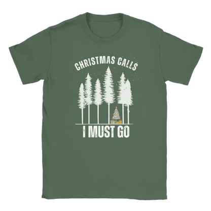Christmas Calls - I Must Go - T-shirt - Rather Be In Finland