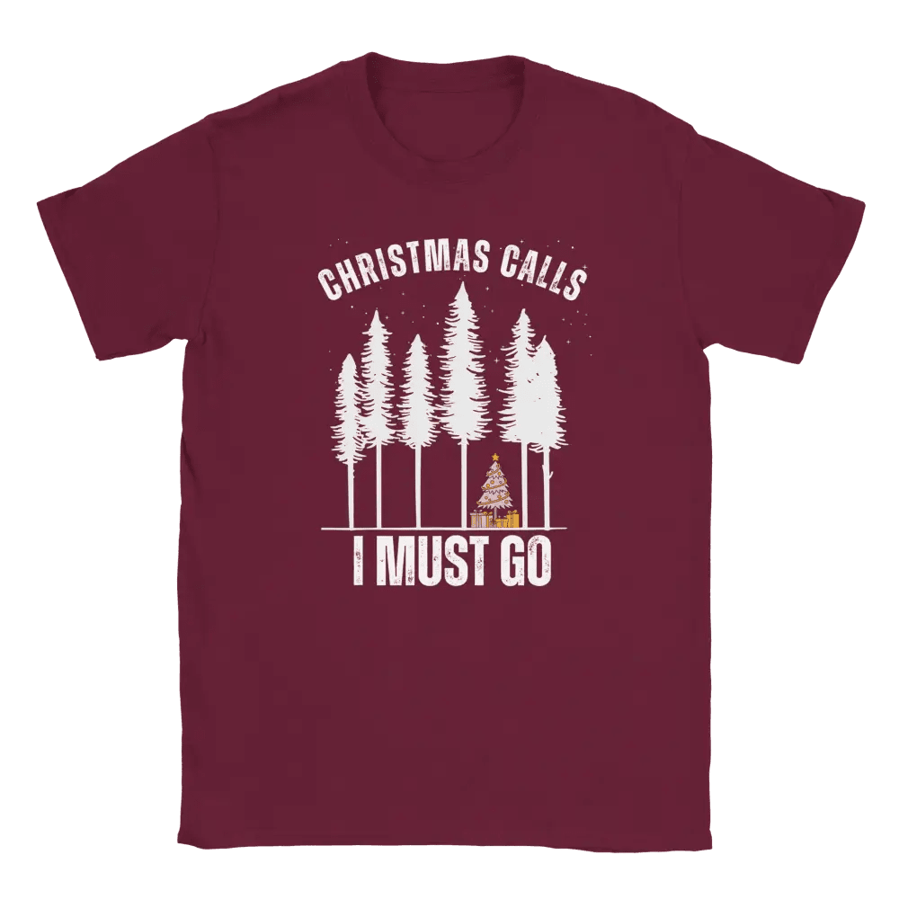 Christmas Calls - I Must Go - T-shirt - Rather Be In Finland