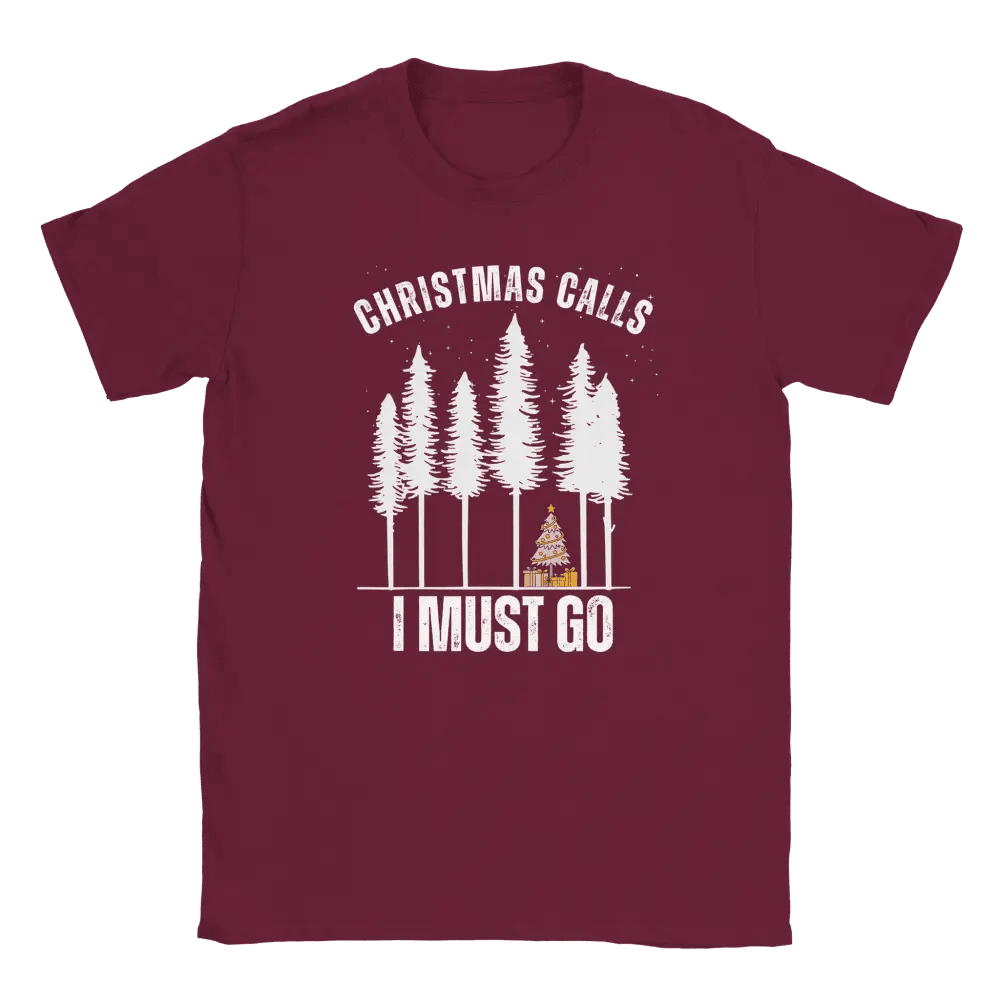 Christmas Calls - I Must Go - T-shirt - Rather Be In Finland
