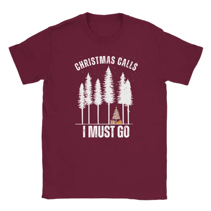 Christmas Calls - I Must Go - T-shirt - Rather Be In Finland