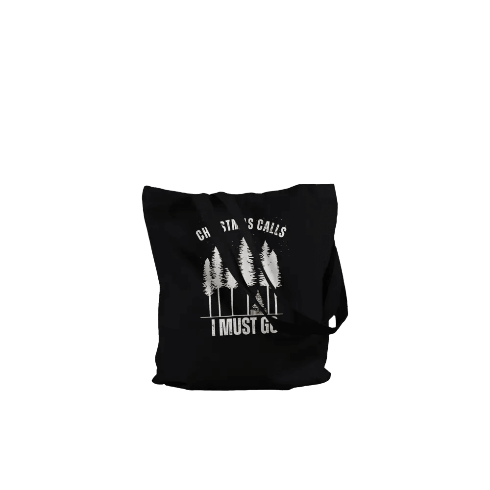 Christmas Calls - Premium Tote Bag Black - Rather Be In Finland
