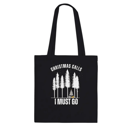 Christmas Calls - Premium Tote Bag Black - Rather Be In Finland