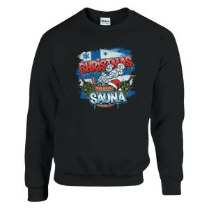 Produktbild: Sweatshirt mit dem Motiv „Christmas Sauna“ von Rather Be in Finland
