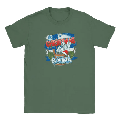 Christmas Sauna - T-shirt - Rather Be In Finland