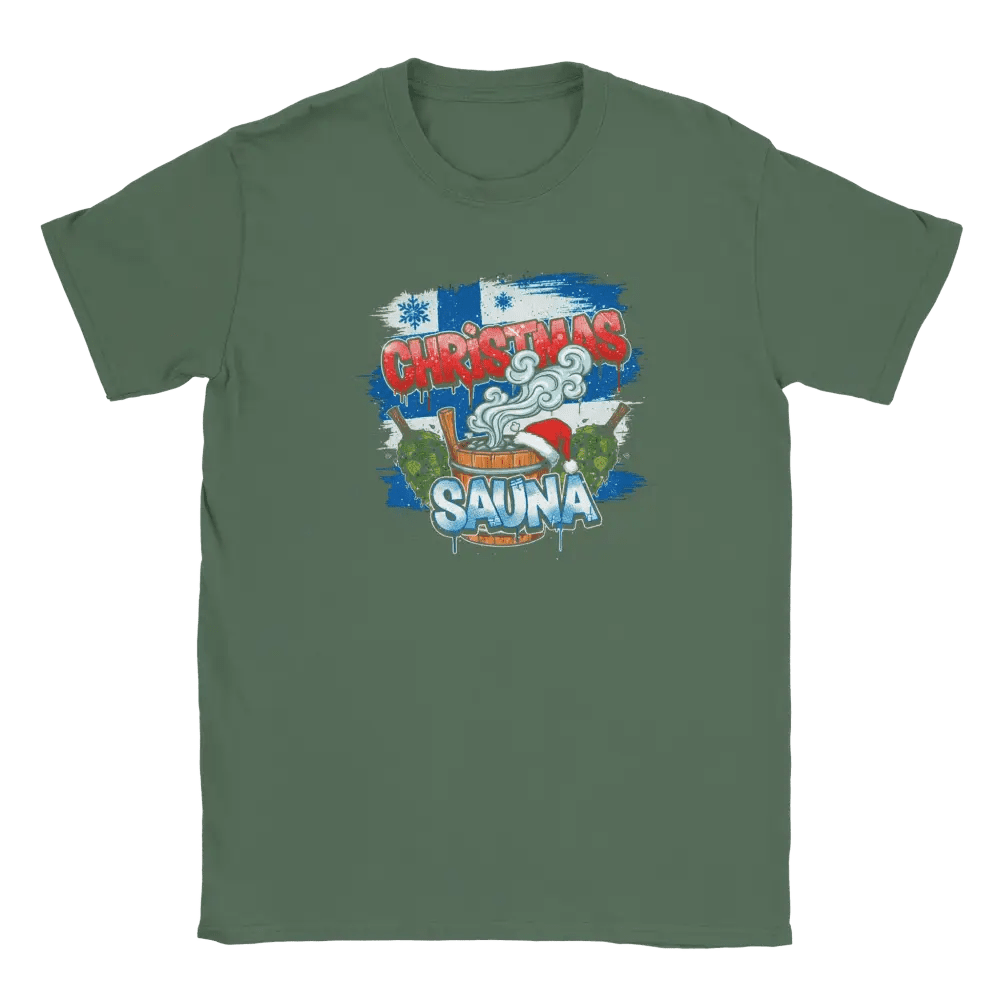 Christmas Sauna - T-shirt - Rather Be In Finland