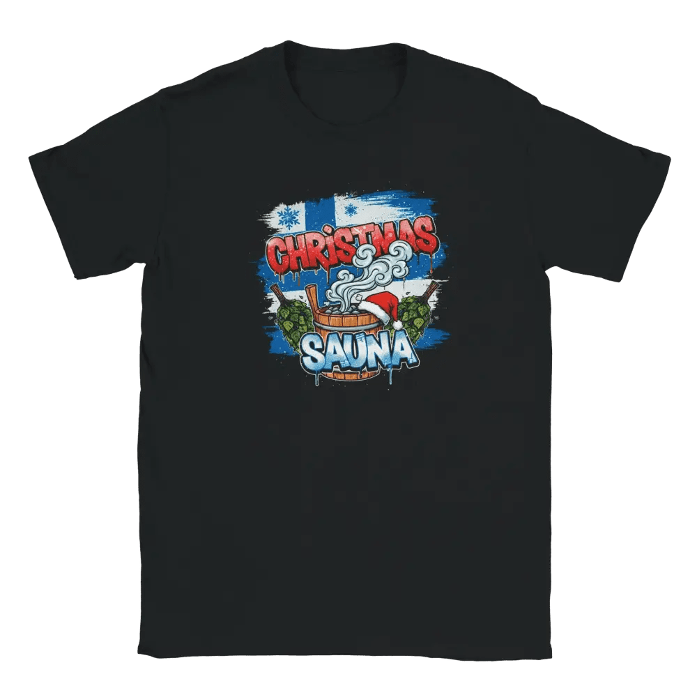 Christmas Sauna - T-shirt - Rather Be In Finland
