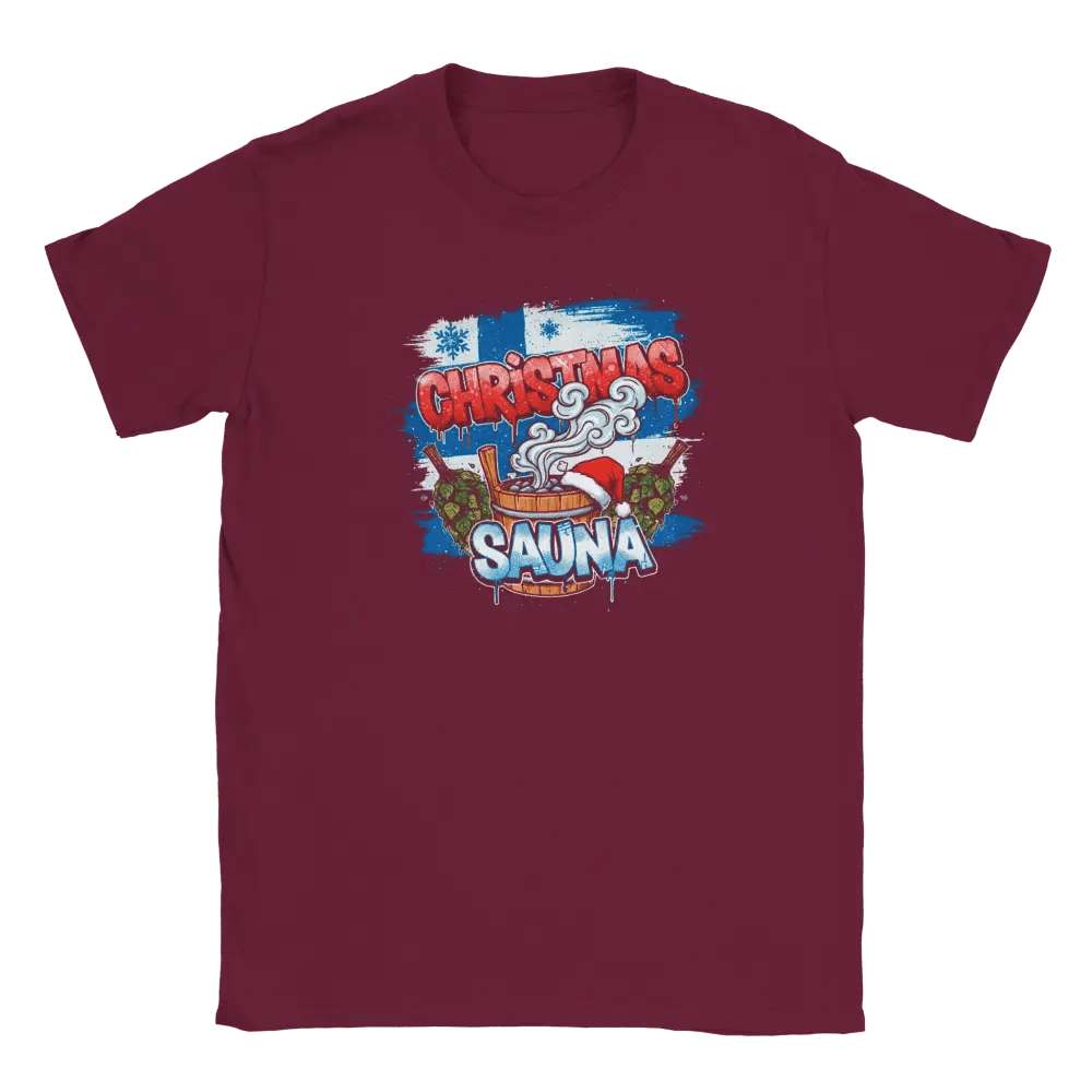 Christmas Sauna - T-shirt - Rather Be In Finland