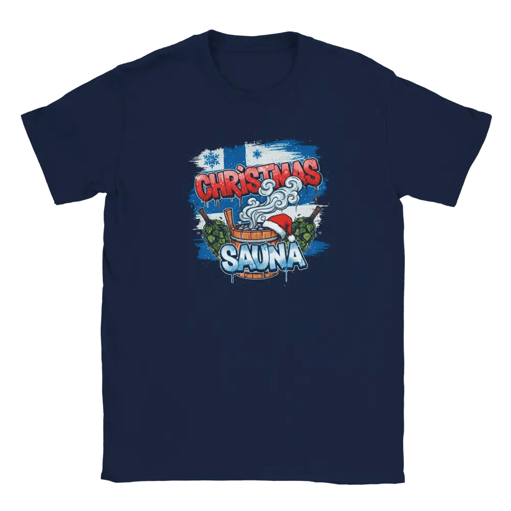 Christmas Sauna - T-shirt - Rather Be In Finland