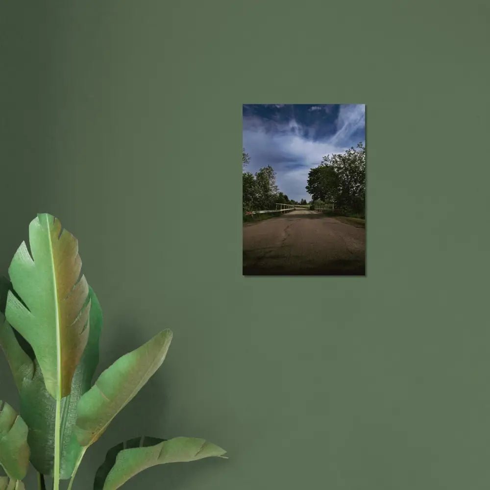 Country Road and Bridge in Rural Finland - Poster - Rather Be In Finland