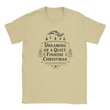 Dreaming of a Quiet Finnish Christmas - T-shirt - Rather Be In Finland