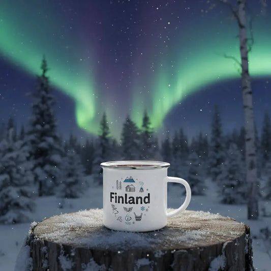 Finland - Enamel Mug - Print Material - Rather Be In Finland €32.95