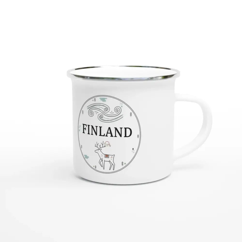 Finland - Enamel Mug - Rather Be In Finland