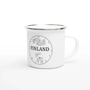 Tuotekuva: emalimuki, painatuksena Finland (Rather Be in Finland)