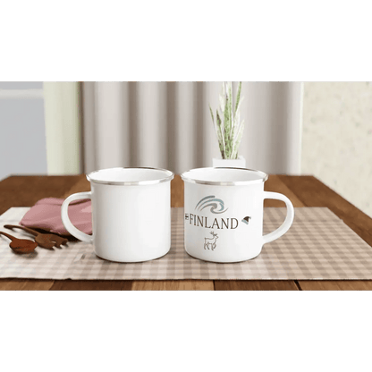 Finland - Enamel Mug - Rather Be In Finland