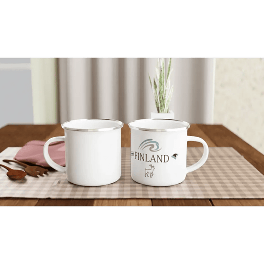 Finland - Enamel Mug - Rather Be In Finland