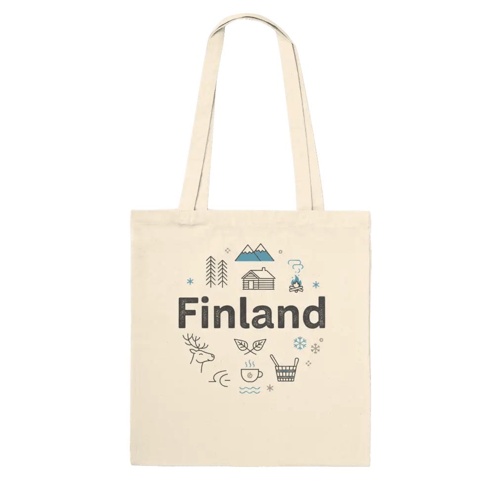 Finland - Premium Tote Bag - Rather Be In Finland