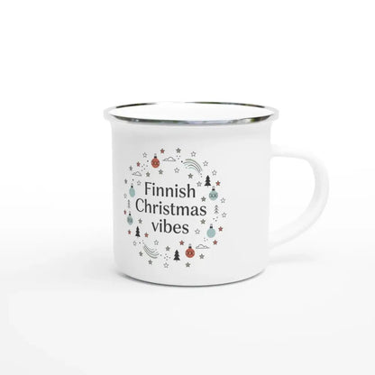Finnish Christmas Vibes - Enamel Mug - Rather Be In Finland