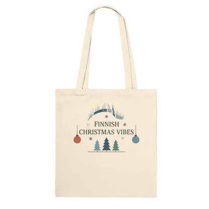 Finnish Christmas Vibes - Finnish Premium Tote Bag - Rather Be In Finland