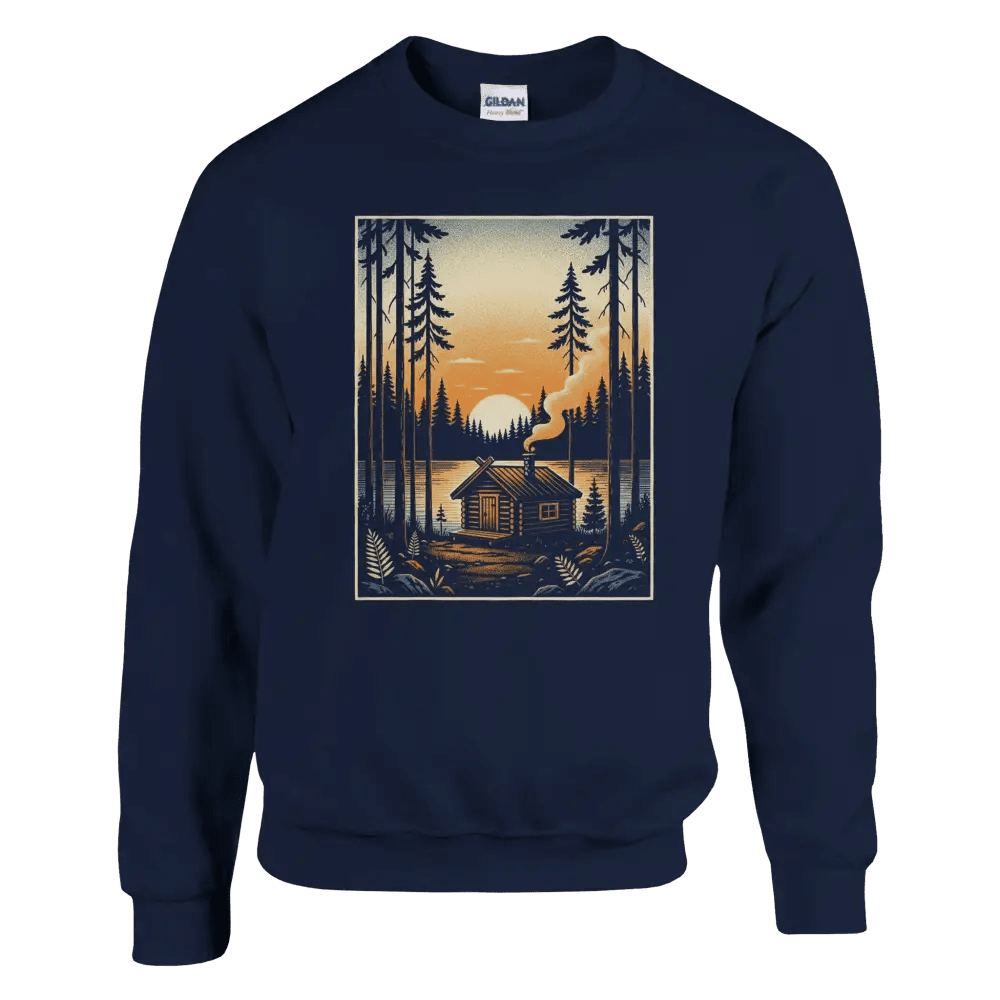 Finnish Lakeside Scenery - Sweatshirt - Rather Be In Finland