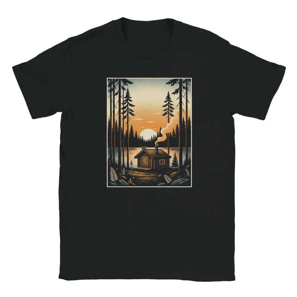 Finnish Lakeside Scenery - T-shirt - Rather Be In Finland