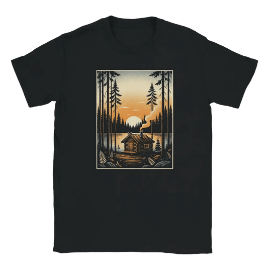 Finnish Lakeside Scenery - T-shirt - Rather Be In Finland