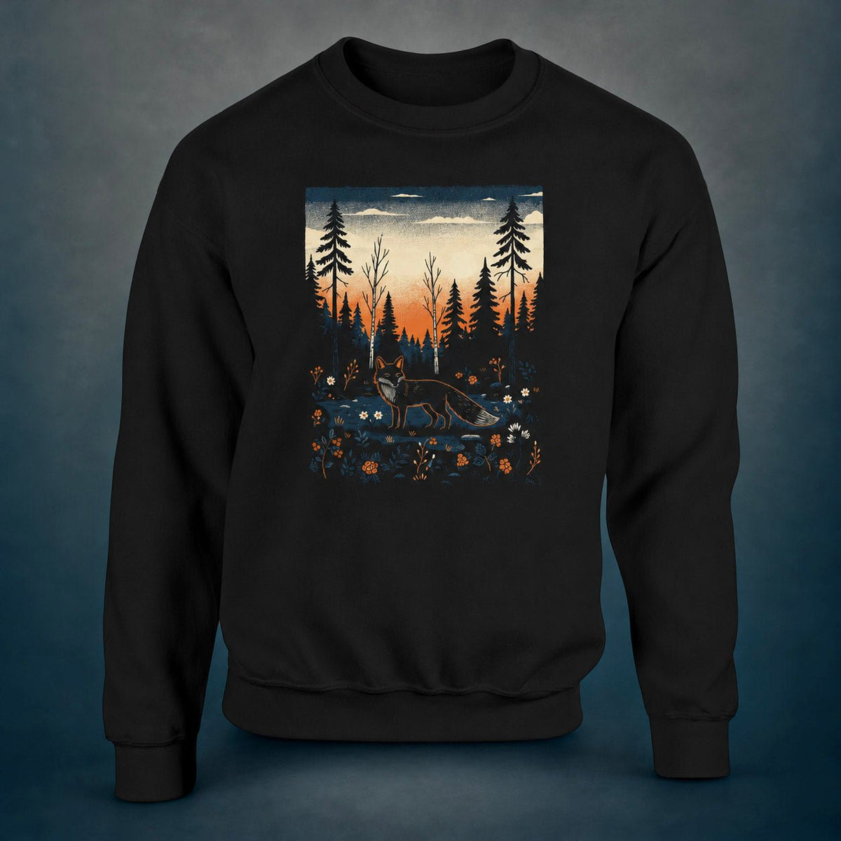 Finnish Midnight Fox - Sweatshirt - Rather Be In Finland