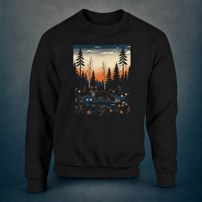 Finnish Midnight Fox - Sweatshirt - Rather Be In Finland