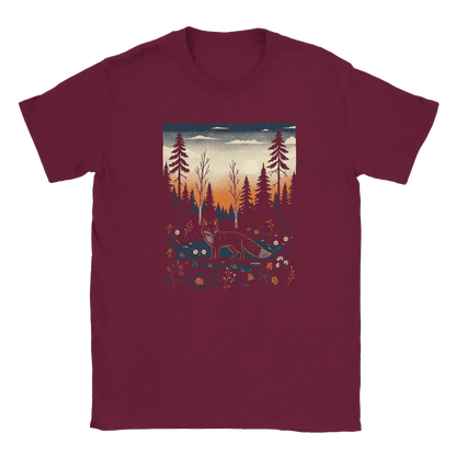 Finnish Midnight Fox - T-shirt - Rather Be In Finland