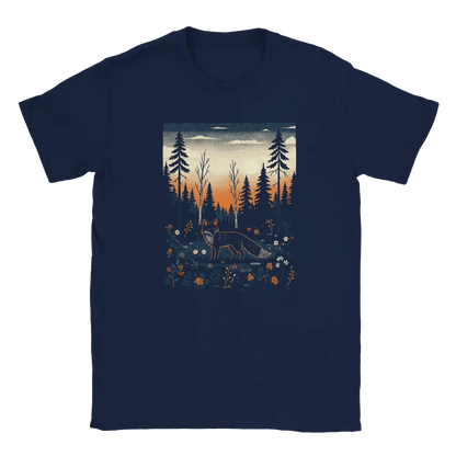 Finnish Midnight Fox - T-shirt - Rather Be In Finland