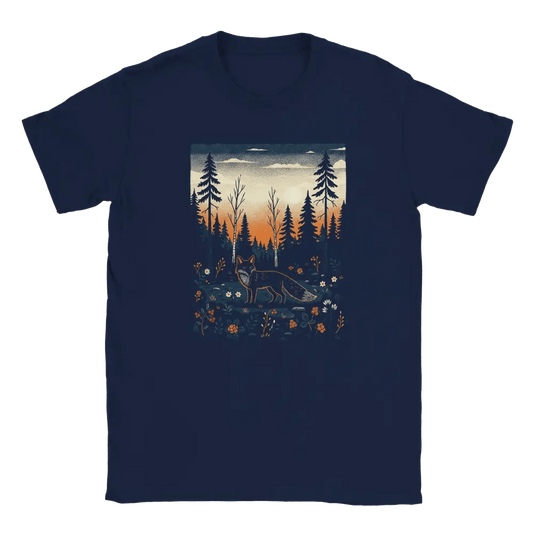 Finnish Midnight Fox - T-shirt - Rather Be In Finland
